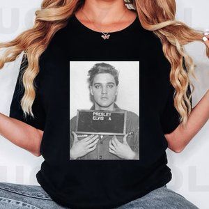 Elvis Presley Army Mug Shot Tshirt